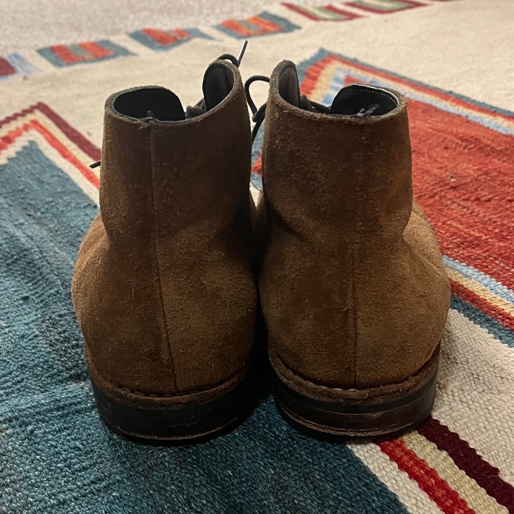 Thursday Chocolate Brown Suede Chukka Boots - Picture 3 of 8
